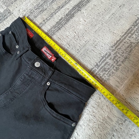 NWOT Lucky Brand Legend Stevie High Rise Flare Jeans Black Rhinestone 10/30R - Picture 9 of 12